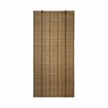 Sleep Ez 36 x 72 in. Bamboo Midollino Wooden Roll Up Blinds Light Filtering Shades, Light Brown SL2519124